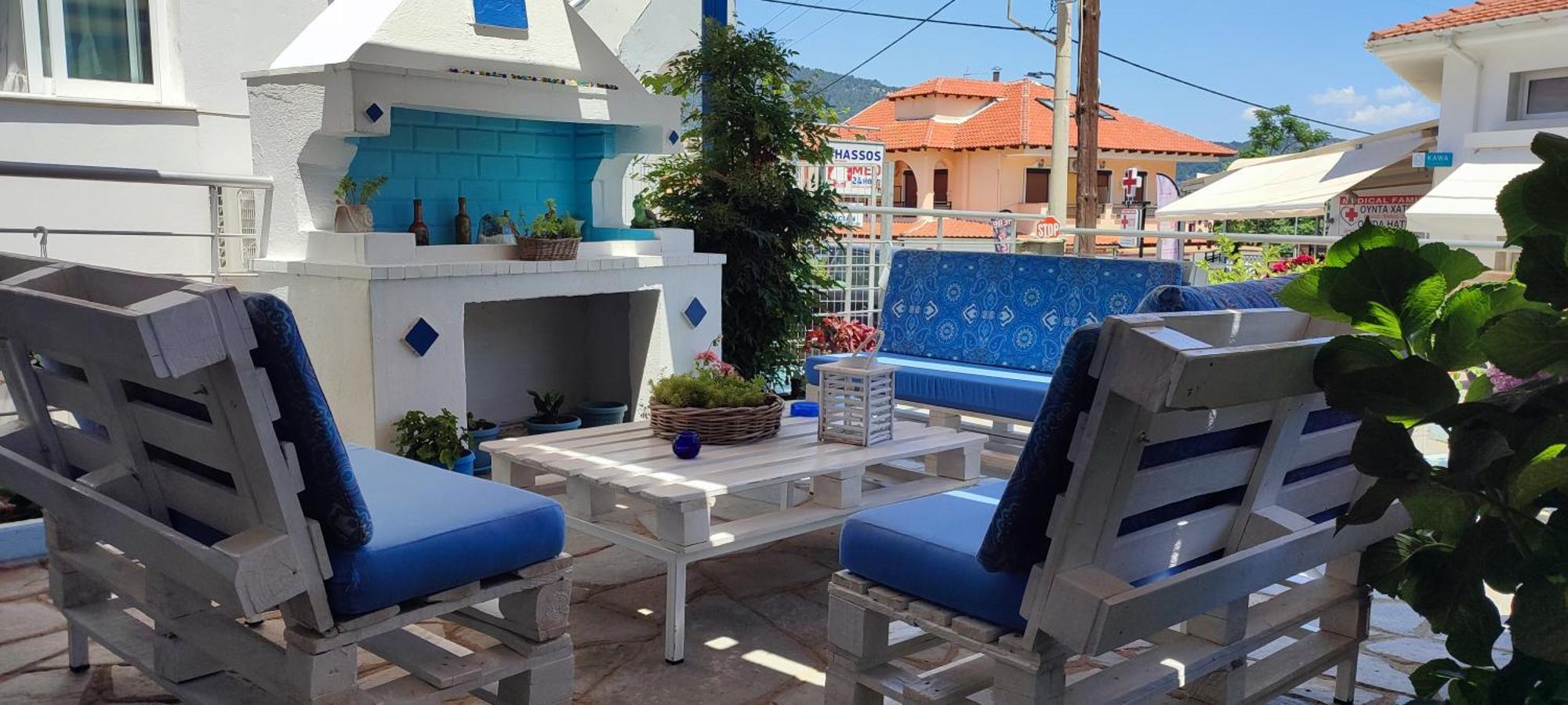 Celeste Deluxe Apartments Skala Potamia  Luaran gambar
