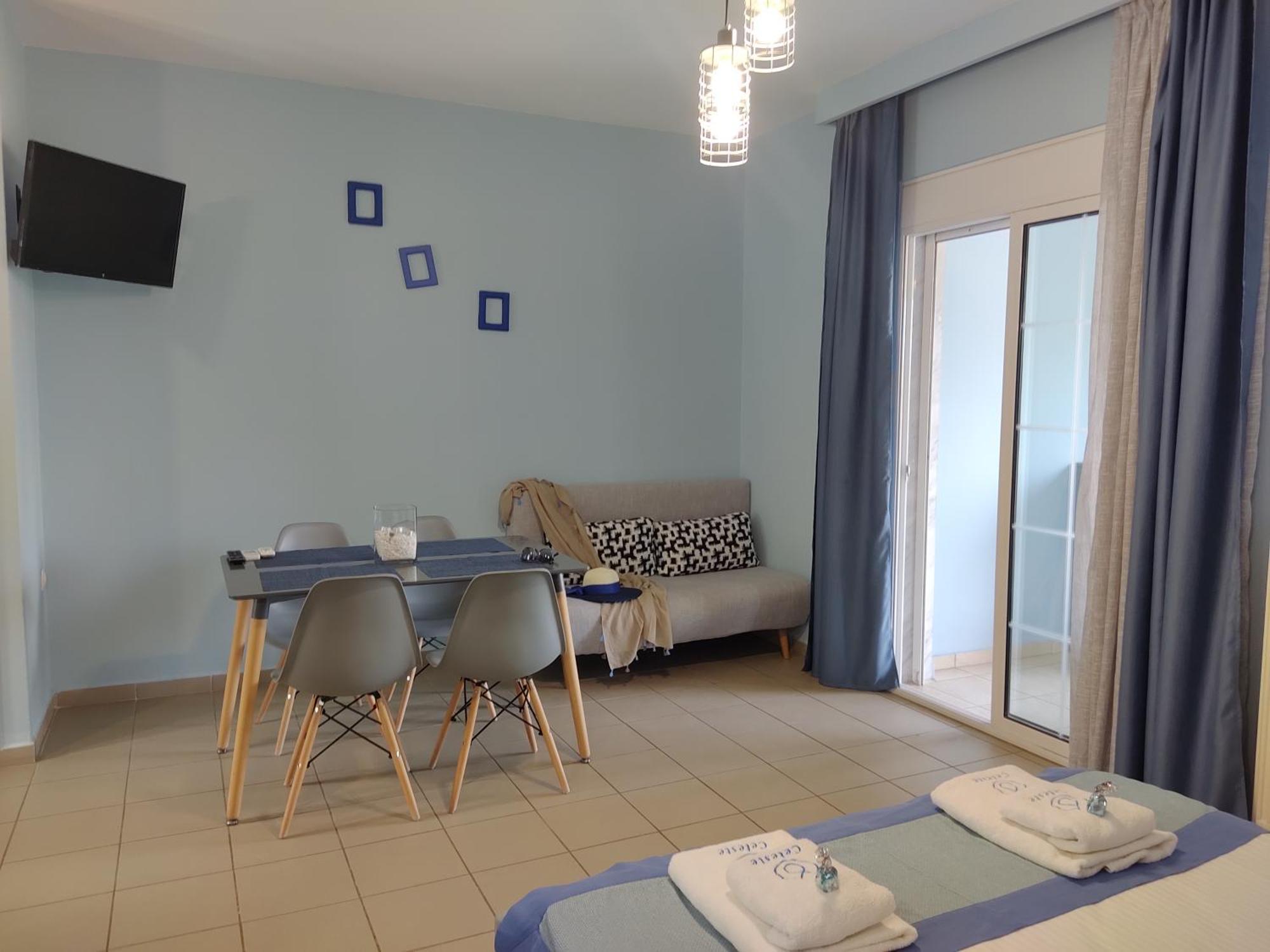 Celeste Deluxe Apartments Skala Potamia  Luaran gambar
