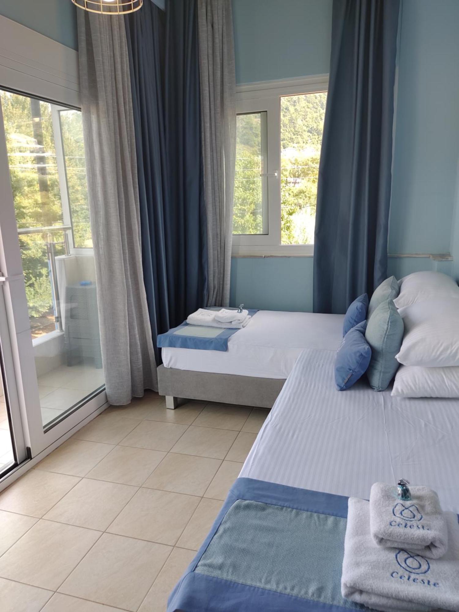 Celeste Deluxe Apartments Skala Potamia  Bilik gambar