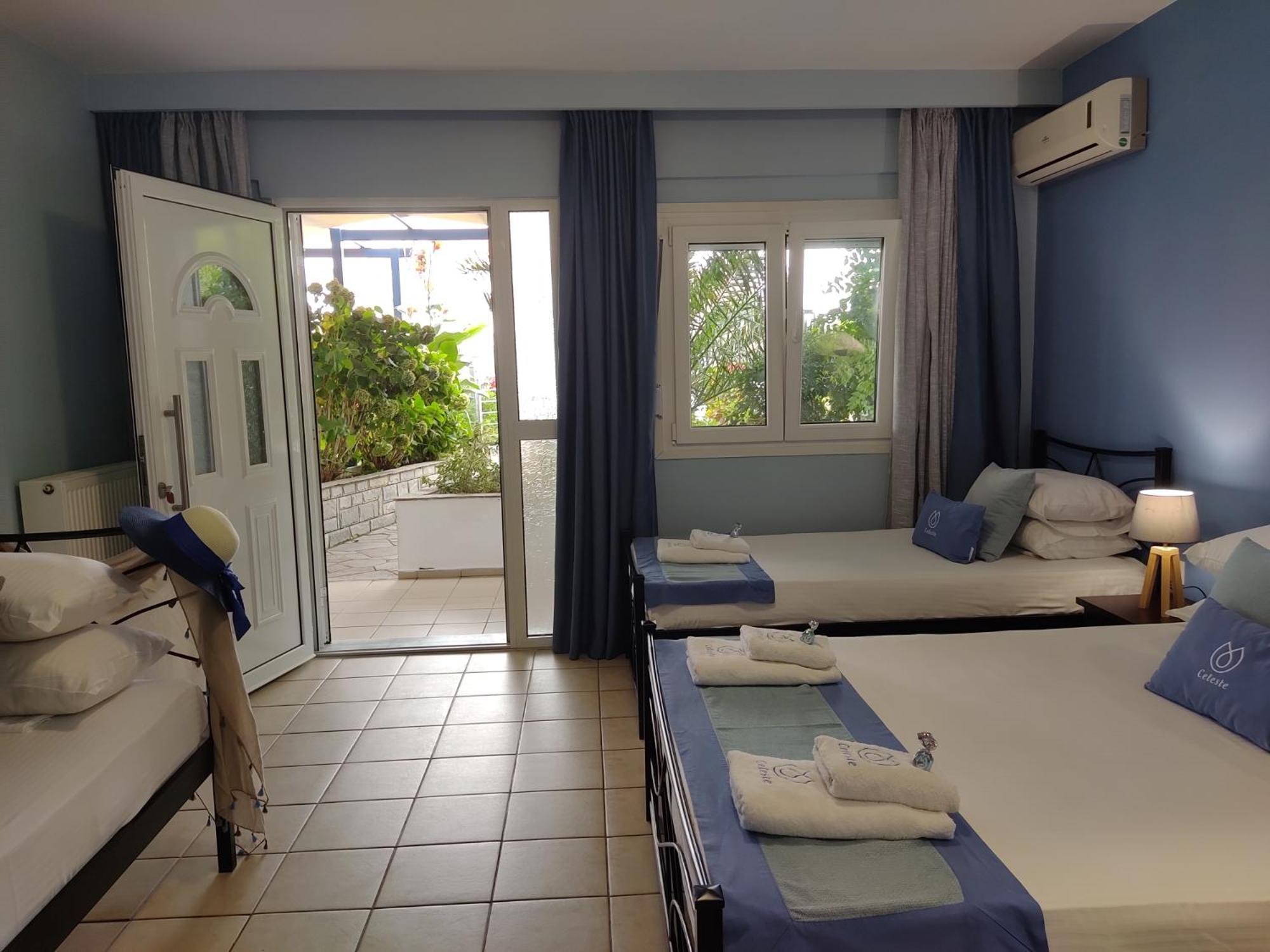Celeste Deluxe Apartments Skala Potamia  Bilik gambar